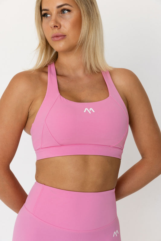 Elevate Sports Bra - Bubblegum Pink