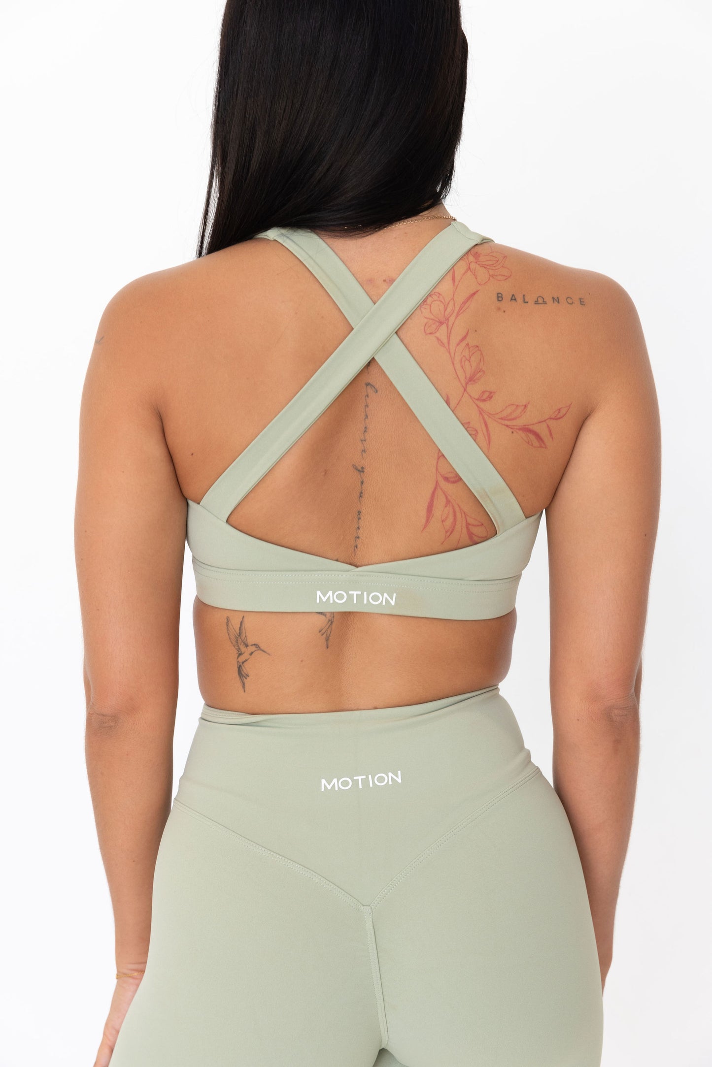 Elevate Sports Bra - Sage Green