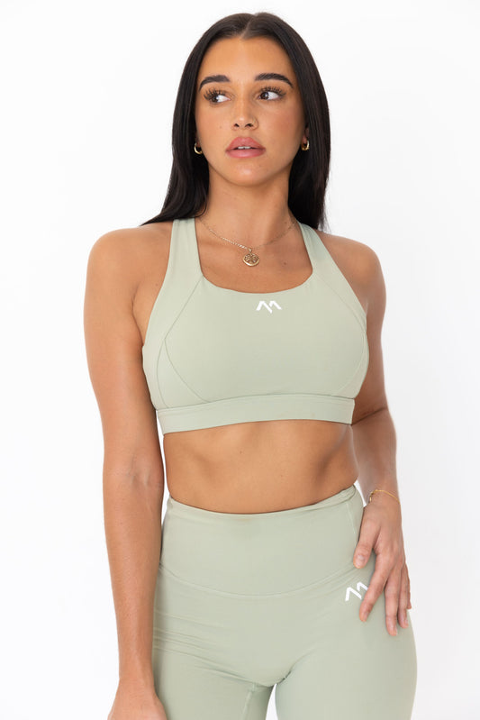 Elevate Sports Bra - Sage Green